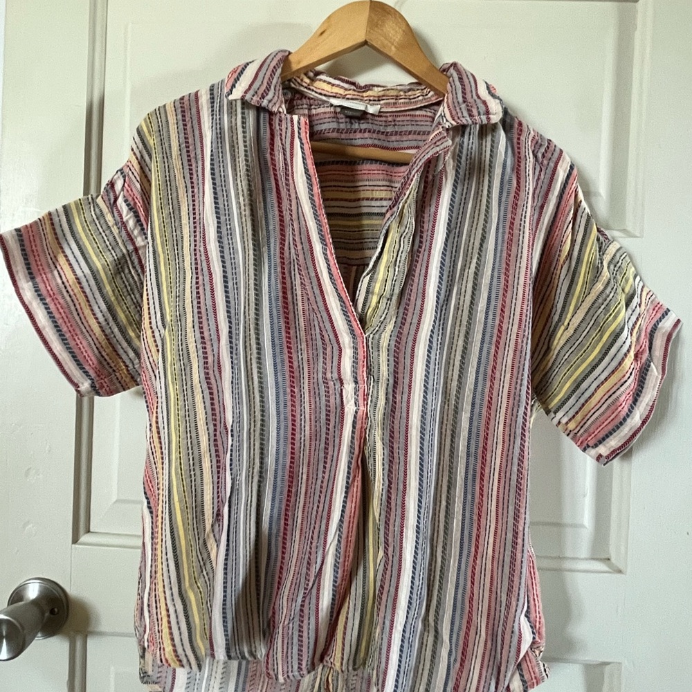 Anthropologie Multicolor Striped Top